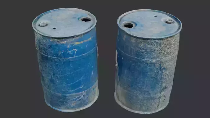  Dirty Plastic Barrel Scan