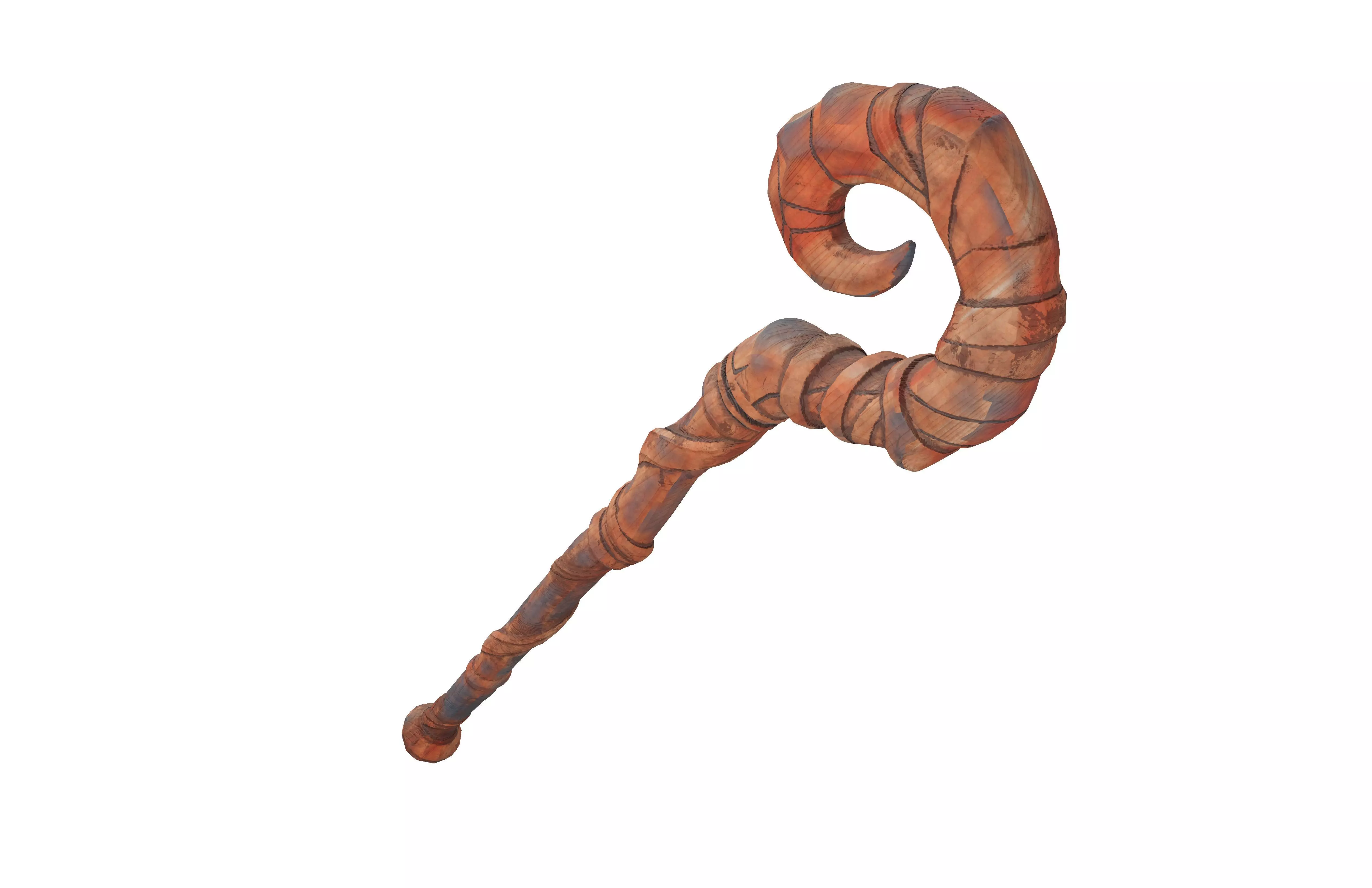 Magic Staff v1 002 Low-poly 3D model_2