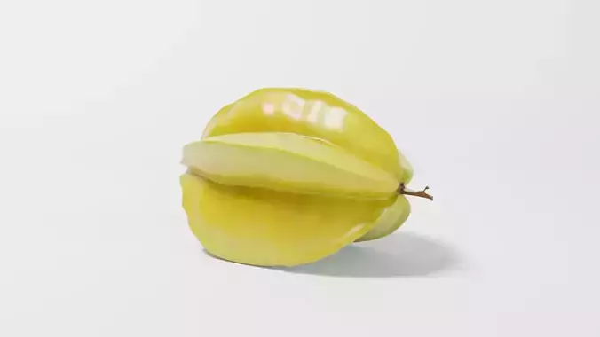 A Star Fruit 3D model