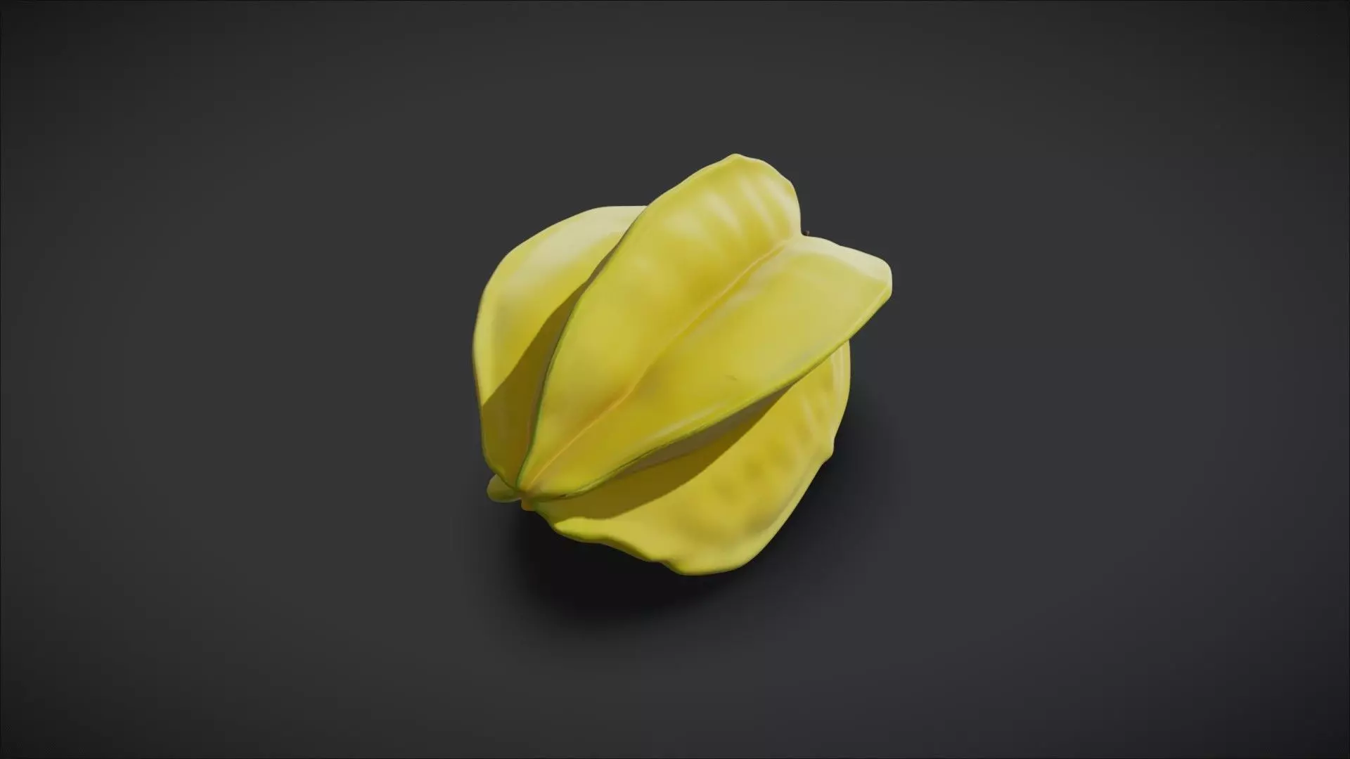A Star Fruit 3D model_1