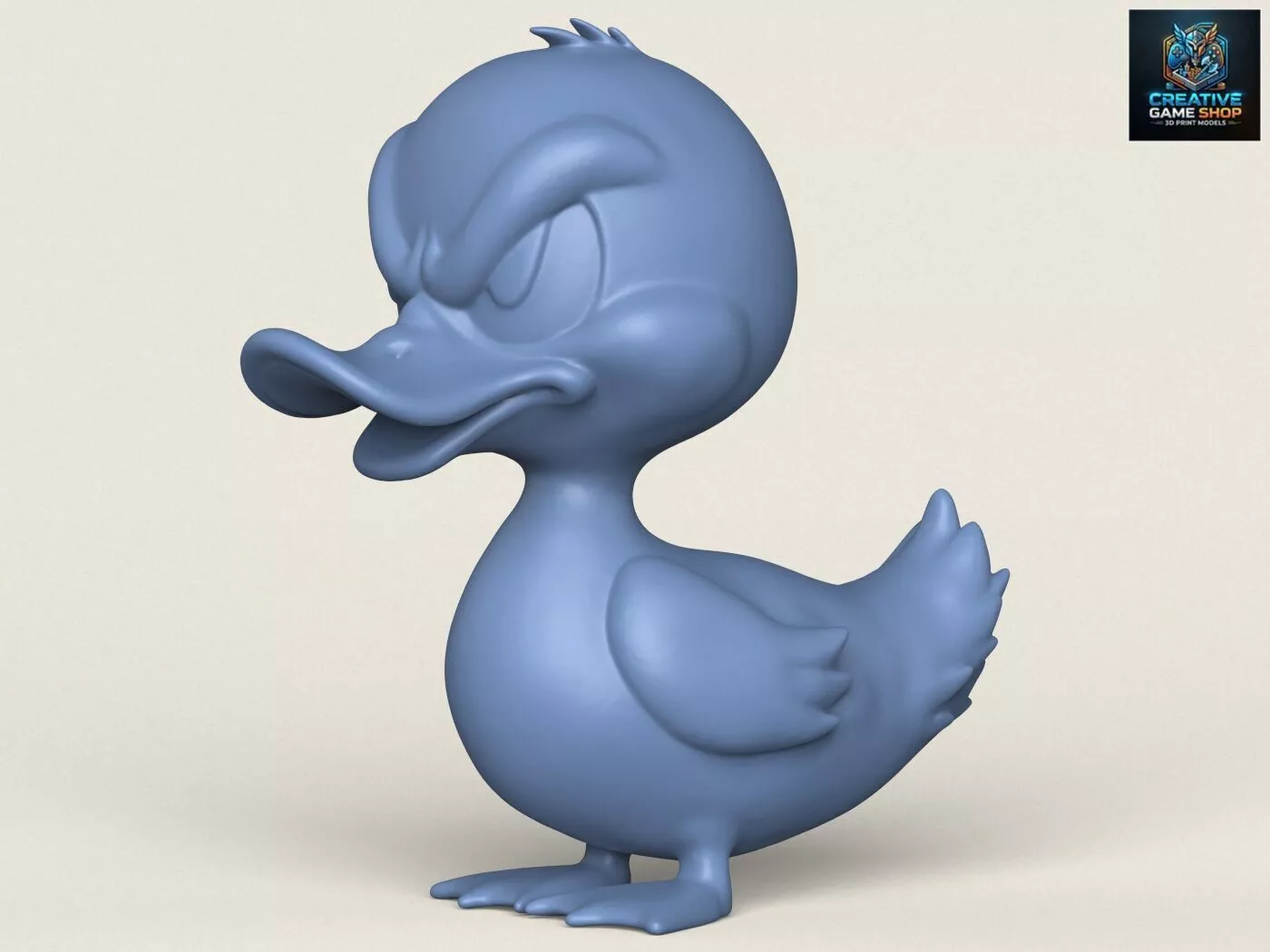 Cartoon Duck 3D print model