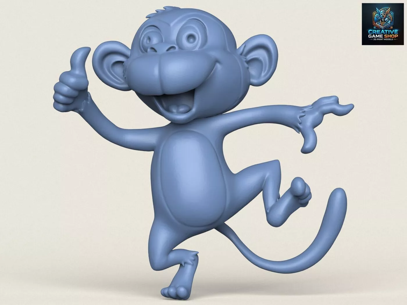 Monkey 3D print model