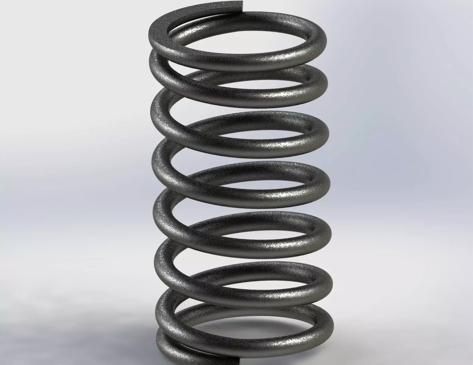 Advanced Adaptive Spring Mechanical Metamaterial 3D print model