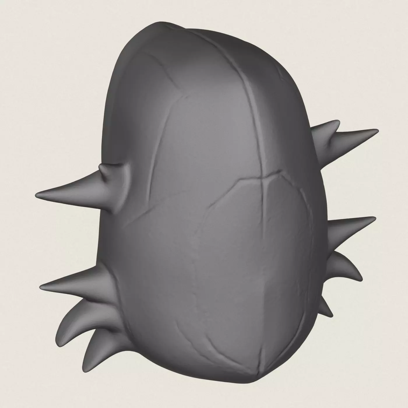 Horror Skull Print Ready 3D Model 3D print model_4