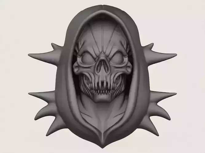 Horror Skull Print Ready 3D Model
