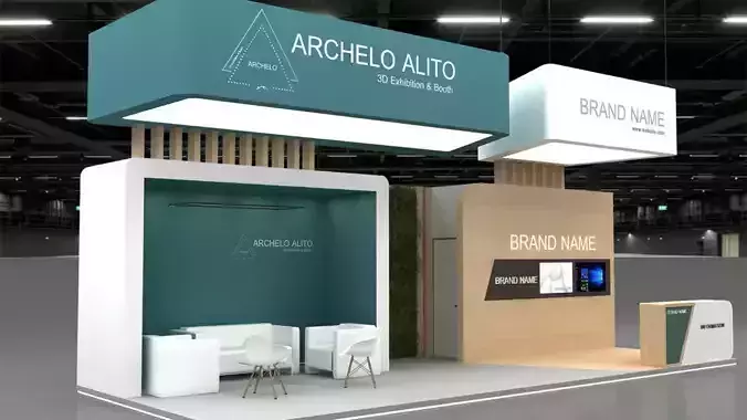 3D exhibition  booth