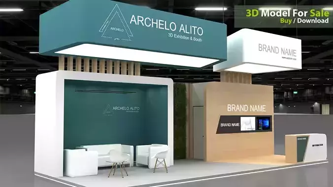 3D exhibition  booth