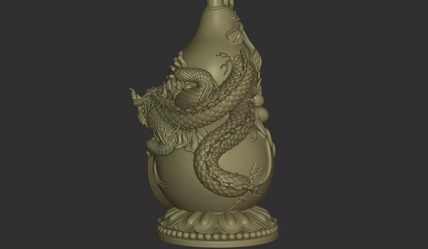 Arhat Sacred Gourd Altar Scene 3D print model_2