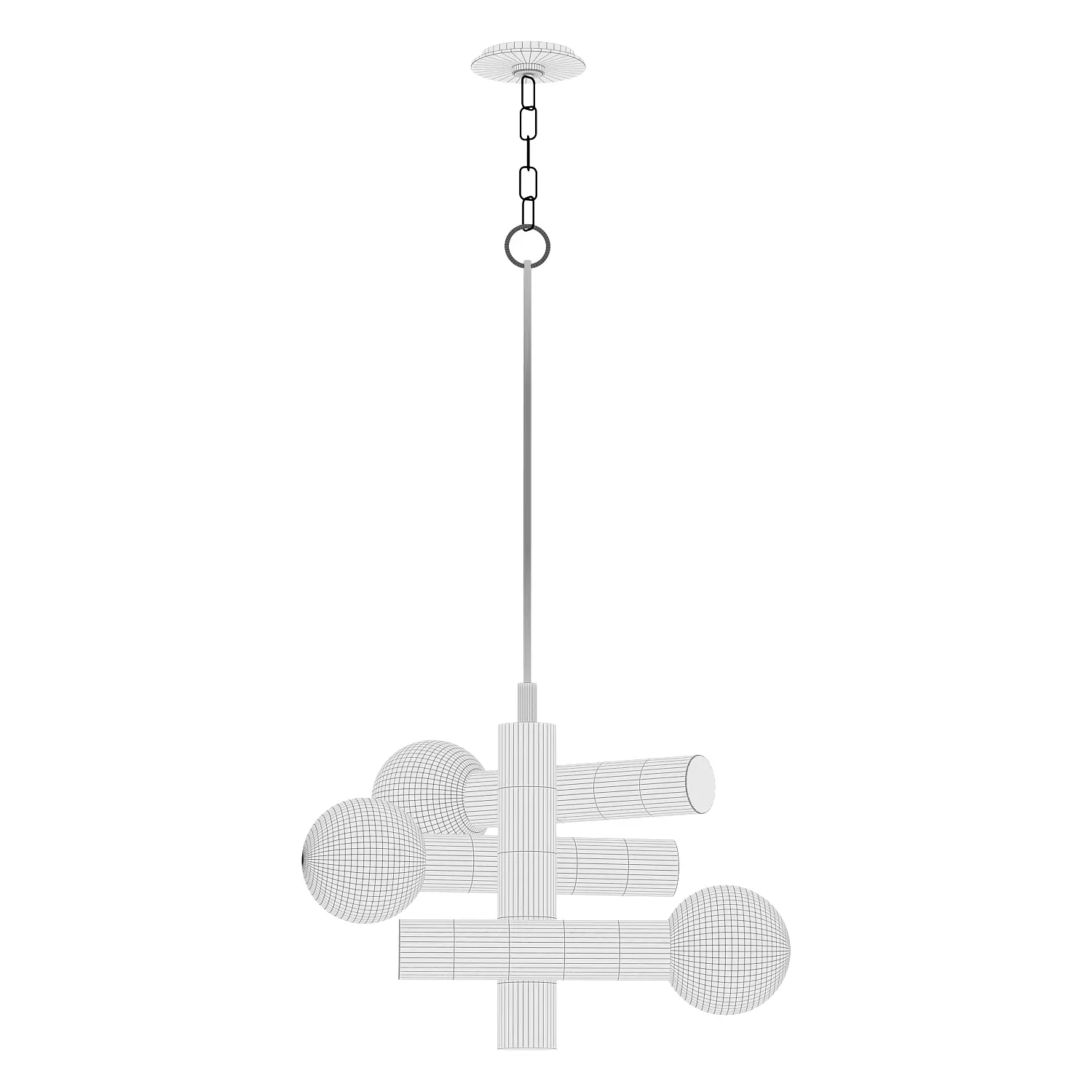 Dion Pendant Light by Regina Andrew Detroit 3D model_4