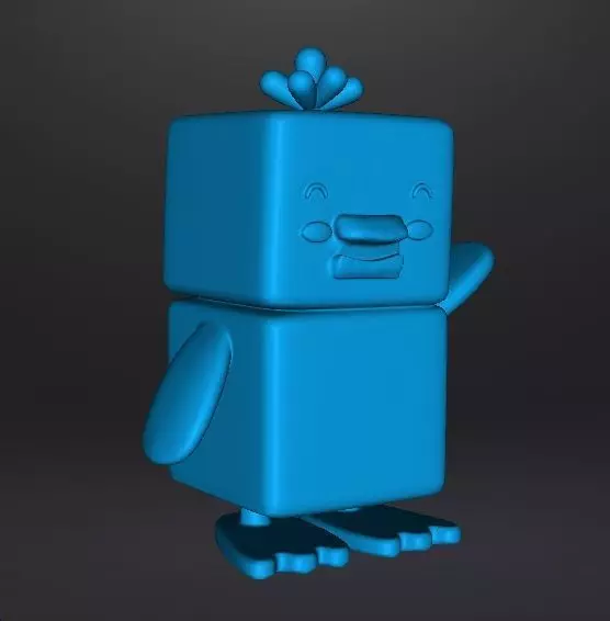 CHIRO THE CHICKEN FIGURE MODEL TOY STATUE ORNAMENT FOR KIDS 3D print model_11