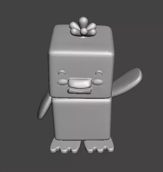 CHIRO THE CHICKEN FIGURE MODEL TOY STATUE ORNAMENT FOR KIDS 3D print model_6