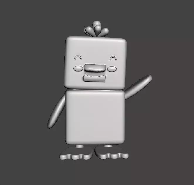 CHIRO THE CHICKEN FIGURE MODEL TOY STATUE ORNAMENT FOR KIDS 3D print model_0