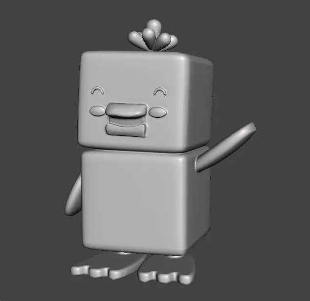 CHIRO THE CHICKEN FIGURE MODEL TOY STATUE ORNAMENT FOR KIDS 3D print model_1