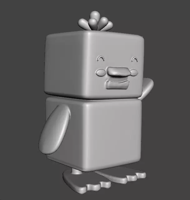 CHIRO THE CHICKEN FIGURE MODEL TOY STATUE ORNAMENT FOR KIDS 3D print model_2