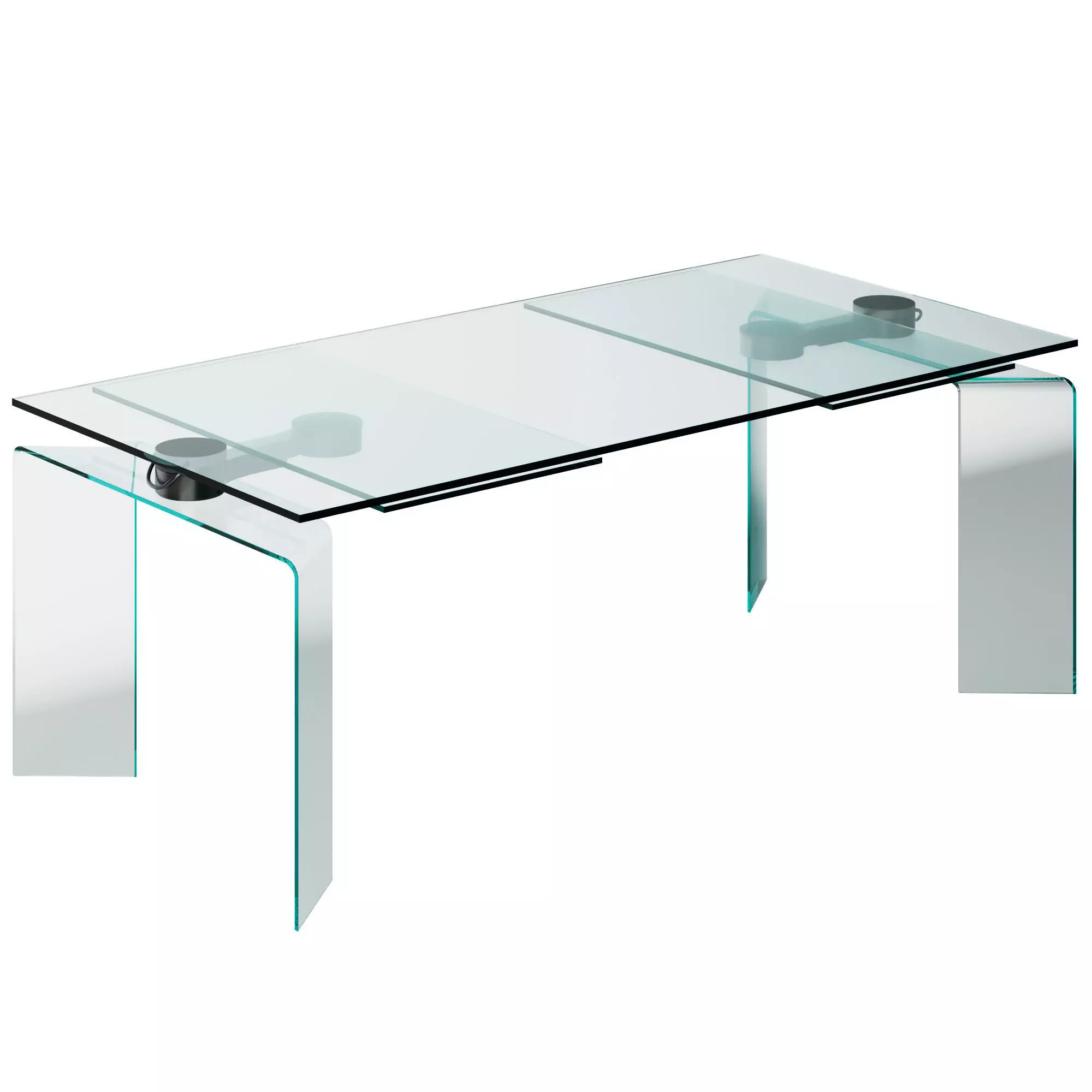 FIAMITALIA Ray Plus table by Bartoli Design Low-poly 3D model_0