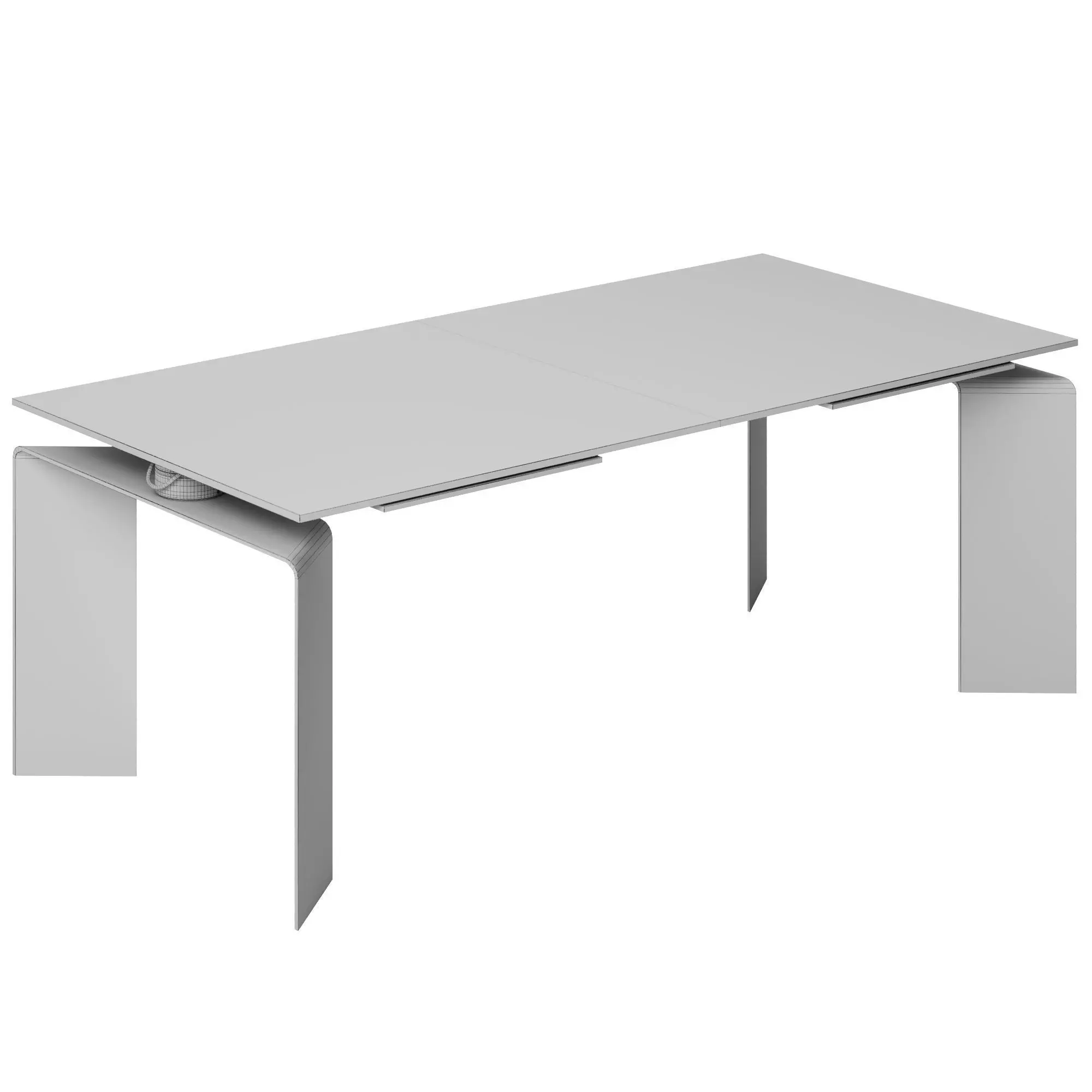FIAMITALIA Ray Plus table by Bartoli Design Low-poly 3D model_2