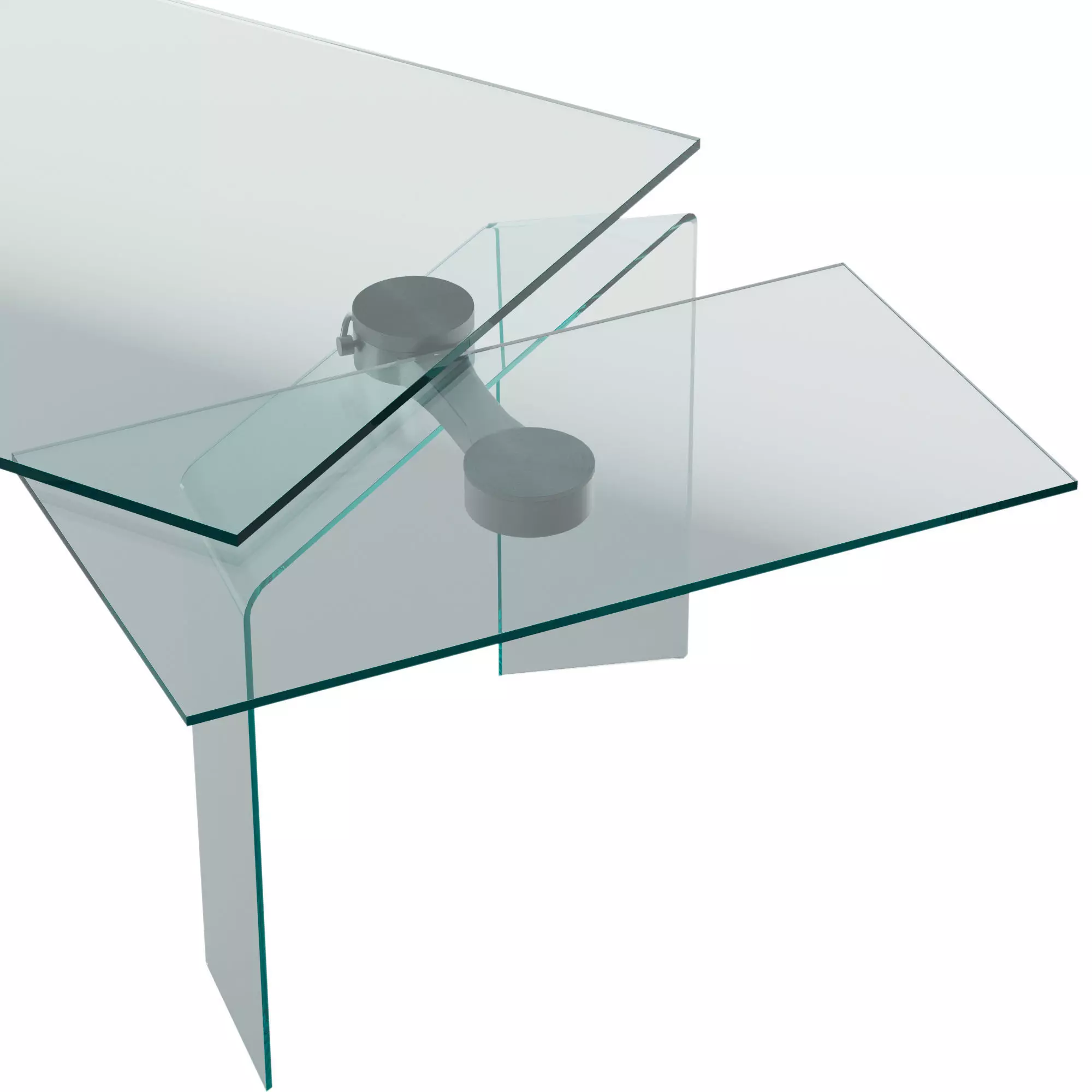 FIAMITALIA Ray Plus table by Bartoli Design Low-poly 3D model_1