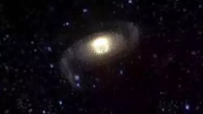 Seyfert Galaxy 3D model