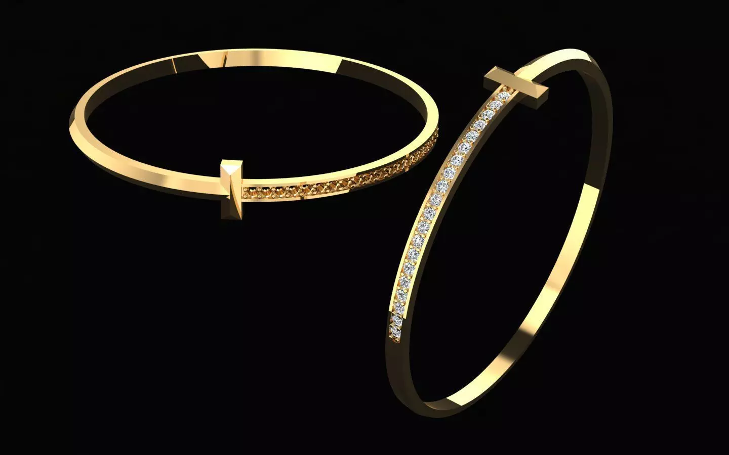 Tiffany Bangle 3D print model_0