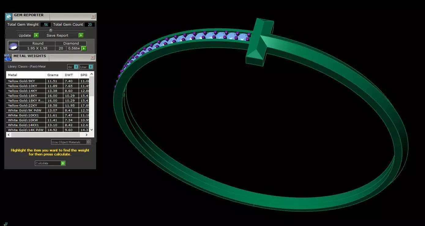 Tiffany Bangle 3D print model_5