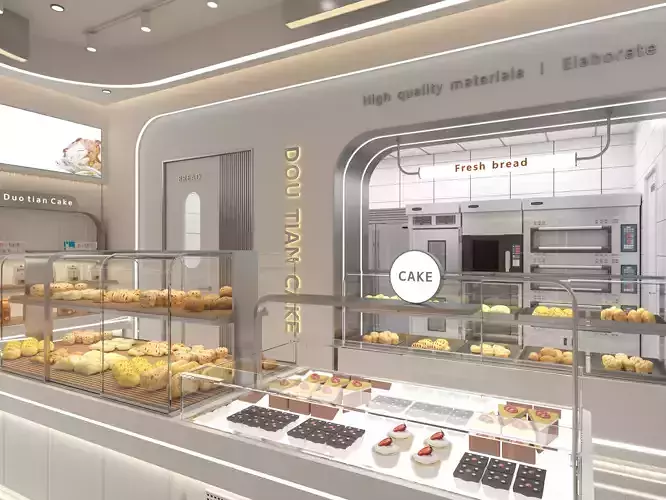 Pattisserie Interior and Outdoor