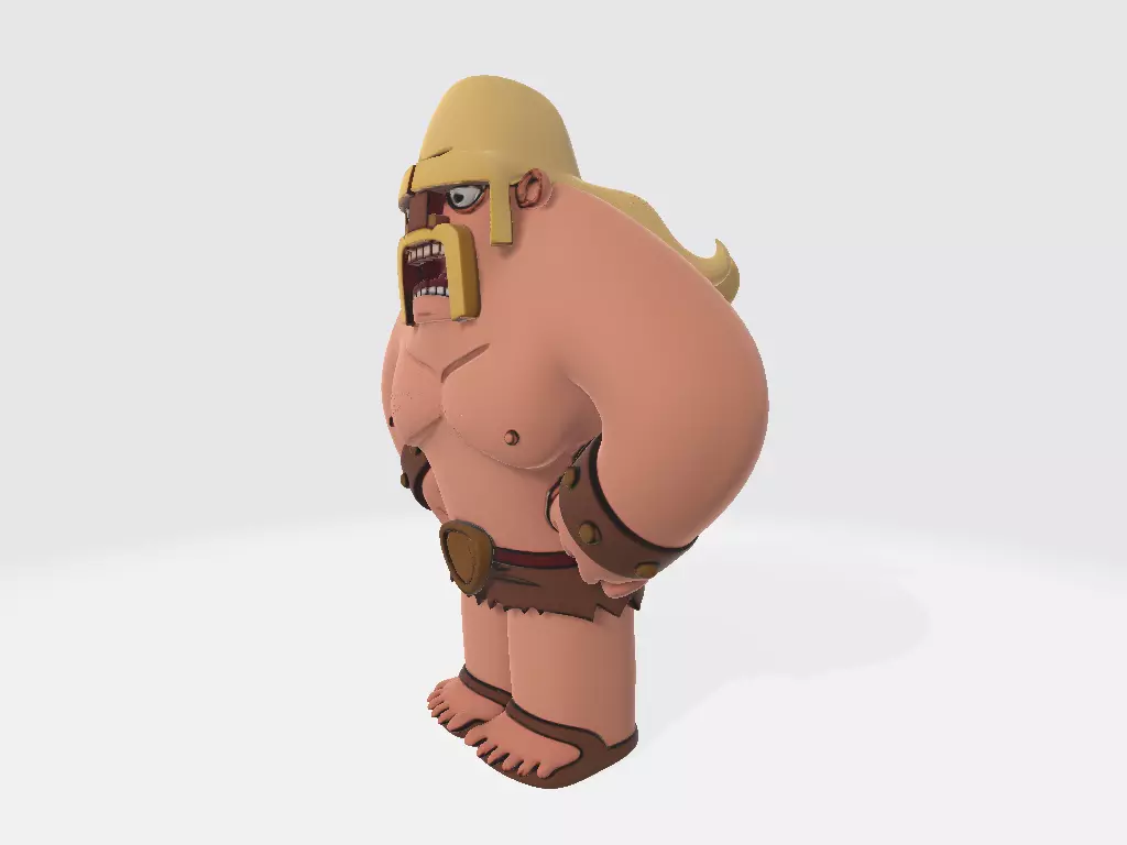 Clash A Rama Sep25 Indignant Barbarian 3D print model_2