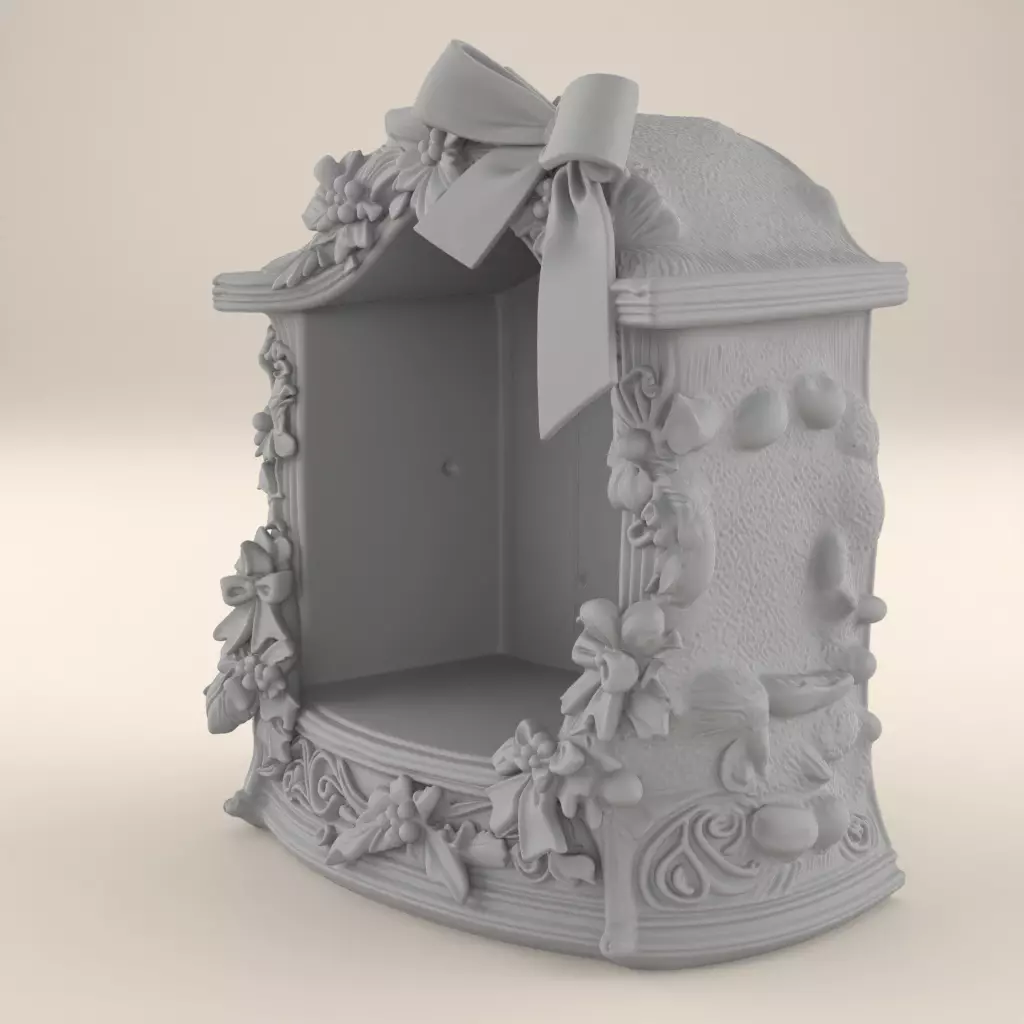 Holy Family Nativity Scene Christmas 3D Print STL 3D print model_1