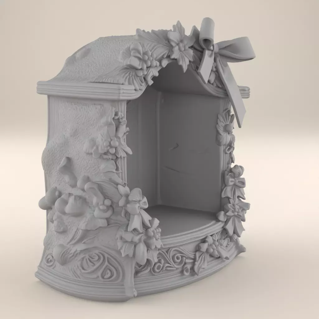 Holy Family Nativity Scene Christmas 3D Print STL 3D print model_9