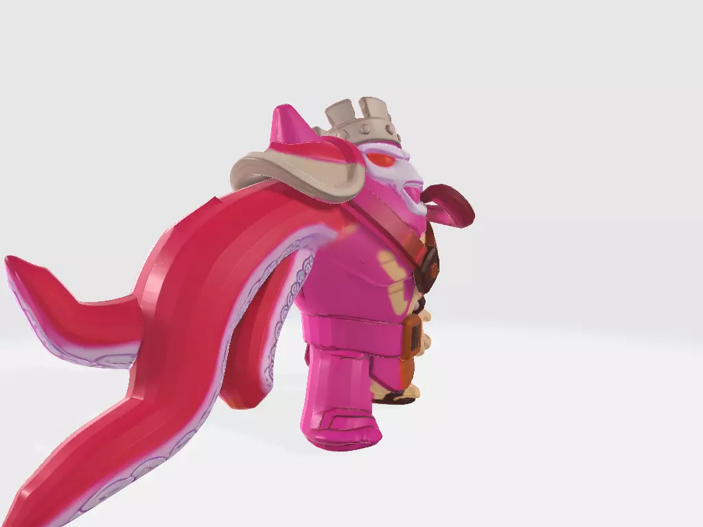 Clash A Rama Sep25 Heroes King Jellyfish 3D print model_5