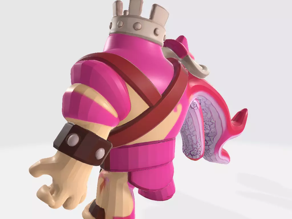 Clash A Rama Sep25 Heroes King Jellyfish 3D print model_2