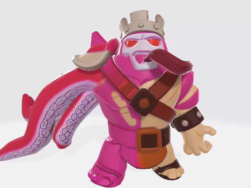 Clash A Rama Sep25 Heroes King Jellyfish 3D print model_0