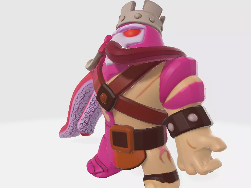 Clash A Rama Sep25 Heroes King Jellyfish 3D print model_1