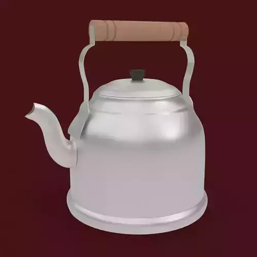traditional-style metal kettle