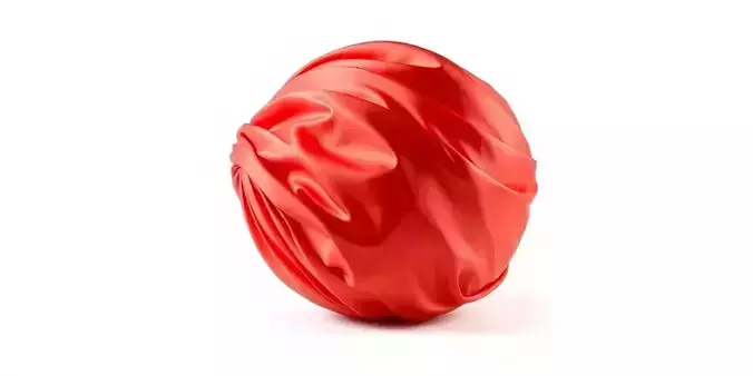 Silk Fabric Satin Red Glossy Texture Silk Fabric Satin Red Glossy Texture