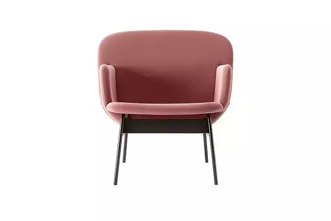 Modern Pink Armchair Contemporary Fabric Chair 