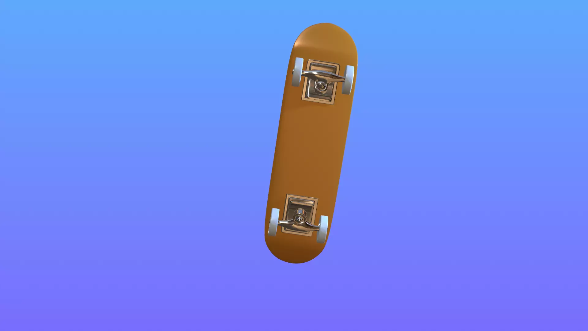 Low poly Scateboard Low-poly 3D model_3