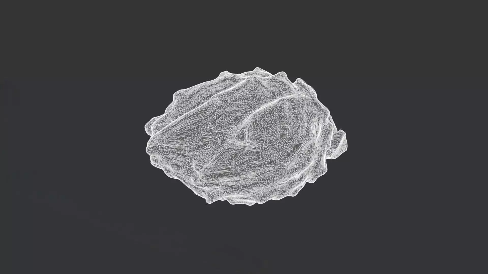 A Yellow Pitaya 3D model_3