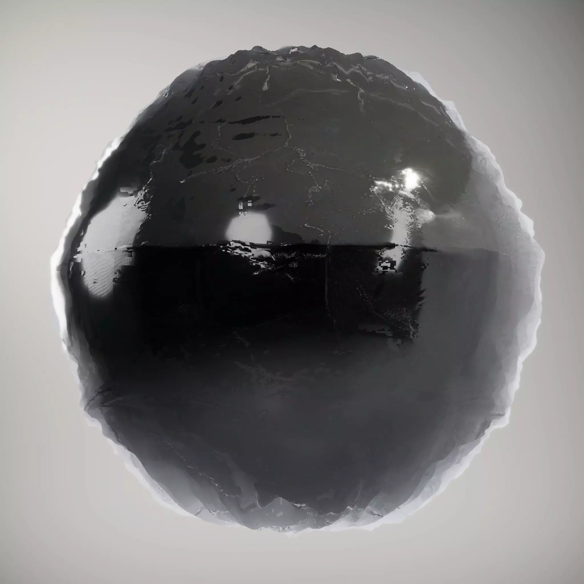 Marble Nero Polished Finish Texture_0