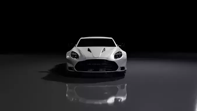 HighPoly ASTON MARTIN vanquish Model Render Animation 3dprint