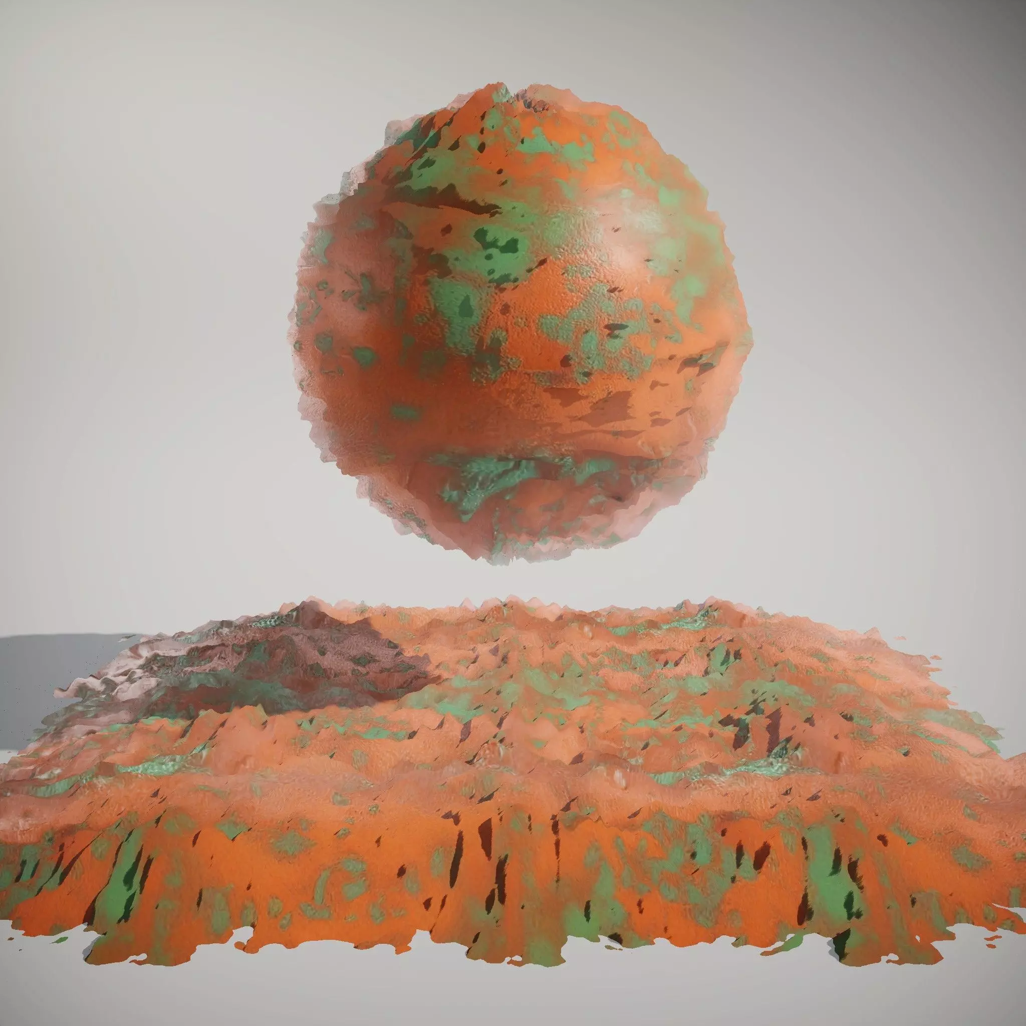 Copper Oxidized Metallic Texture_2
