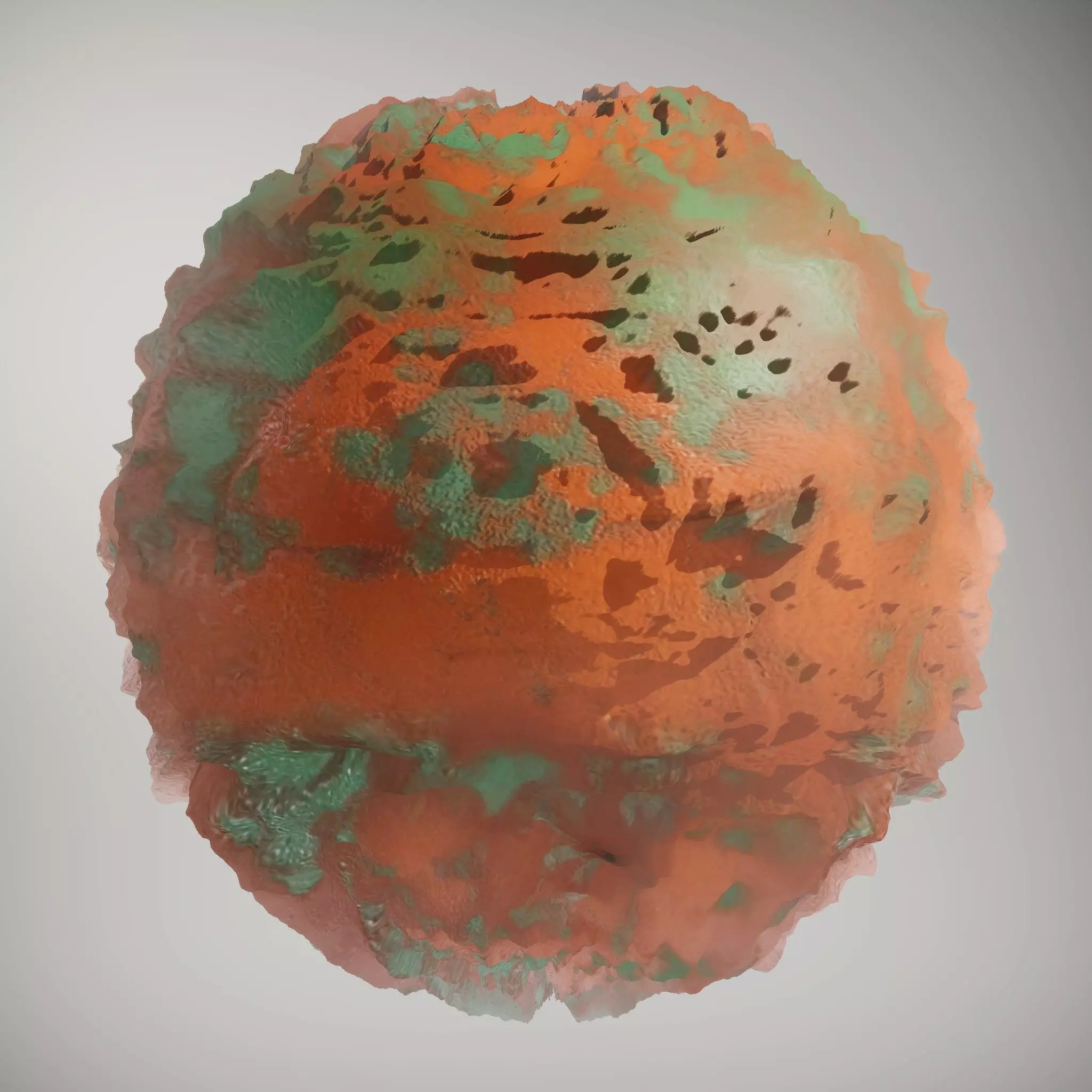 Copper Oxidized Metallic Texture_0