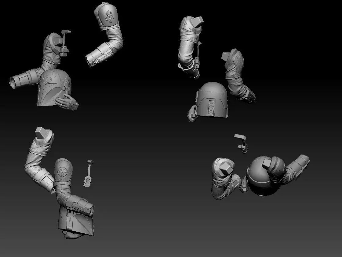 Bo Katan Kryze 3D print model_9