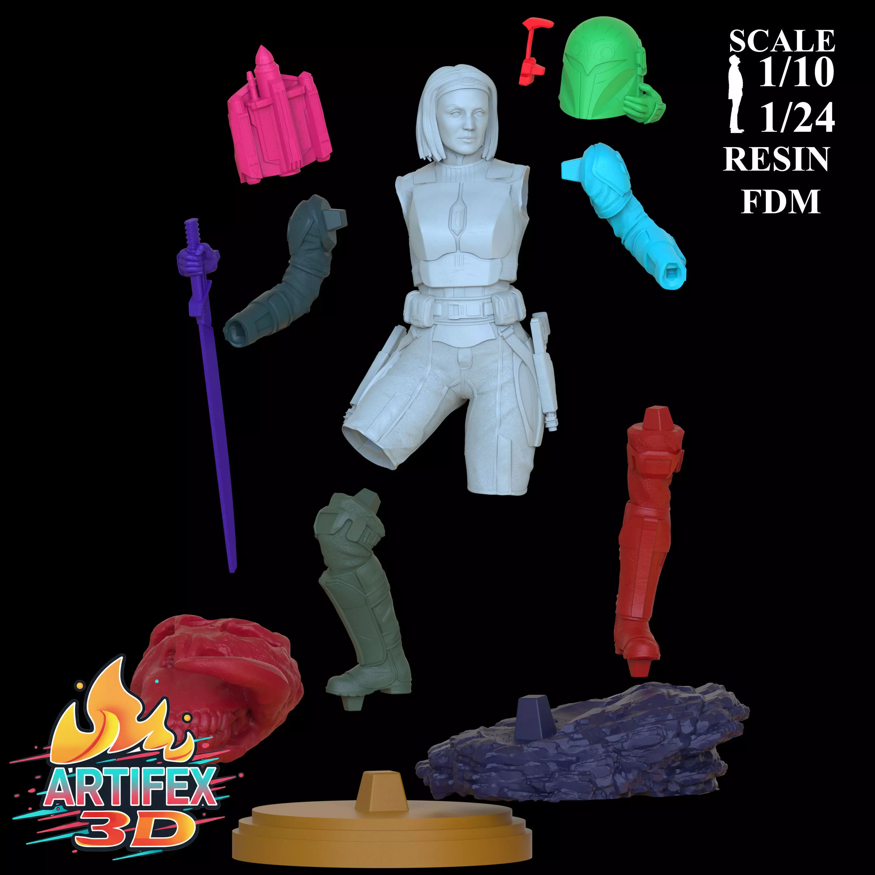 Bo Katan Kryze 3D print model_2