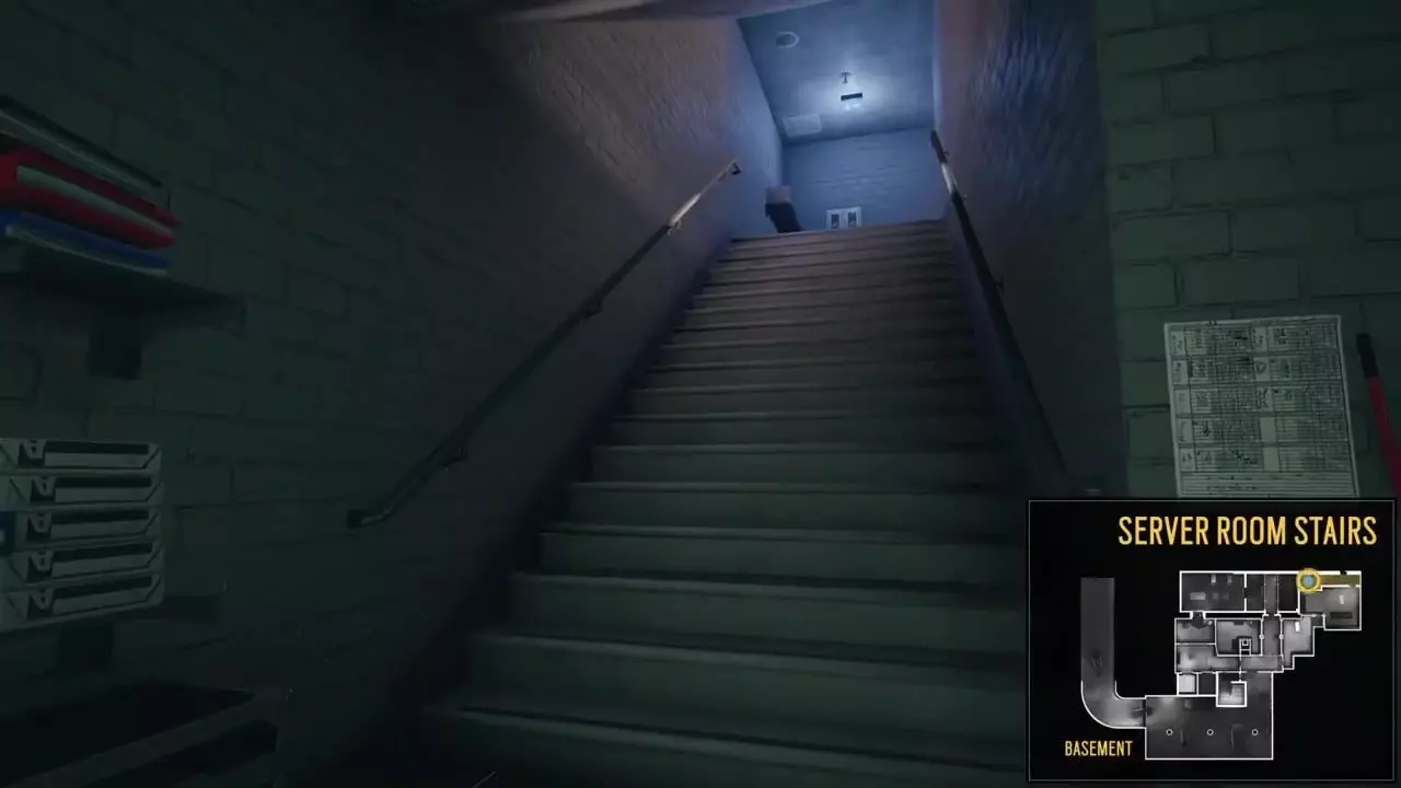 Map Bank A Large Scale Multi-Floor Tactical Environment interior Low-poly 3D model_35