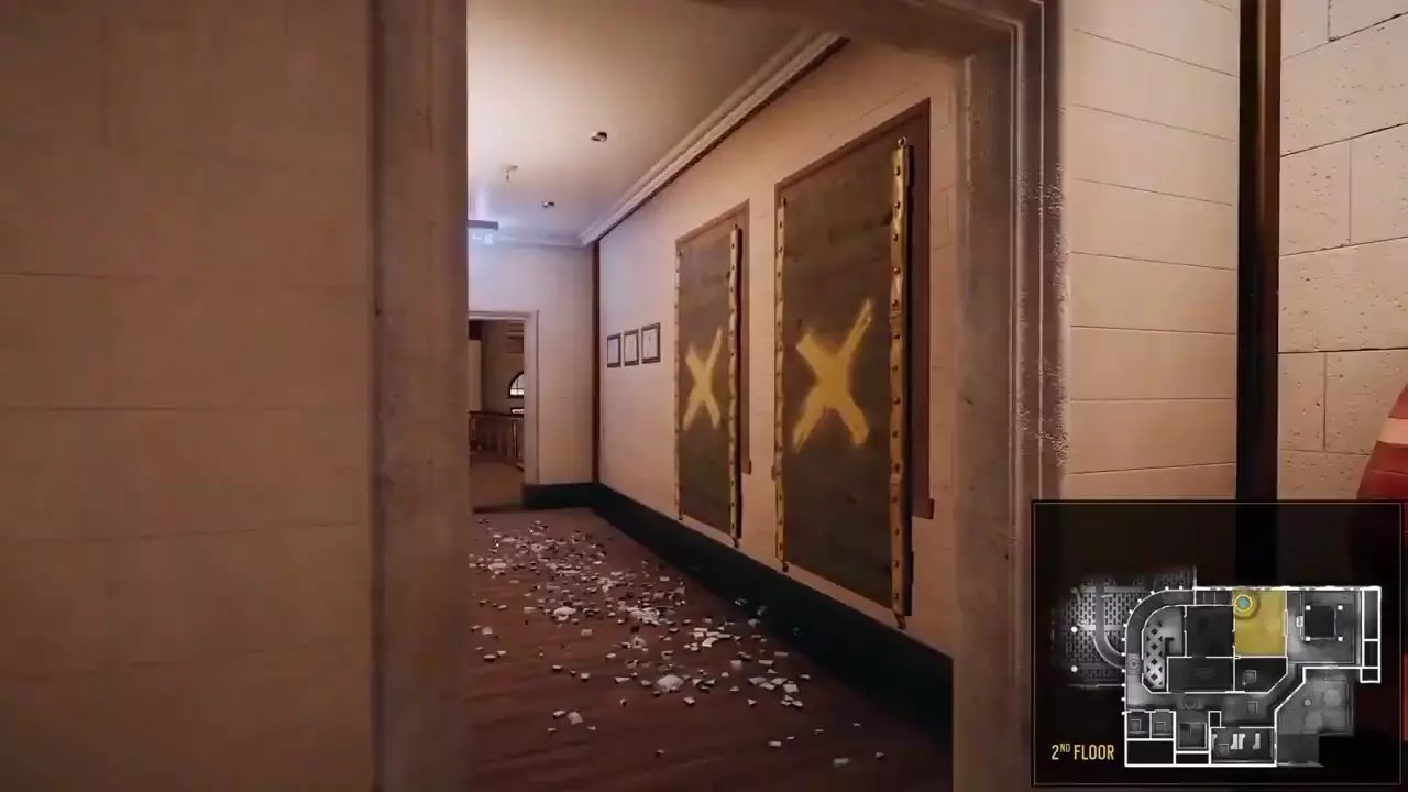 Map Bank A Large Scale Multi-Floor Tactical Environment interior Low-poly 3D model_54