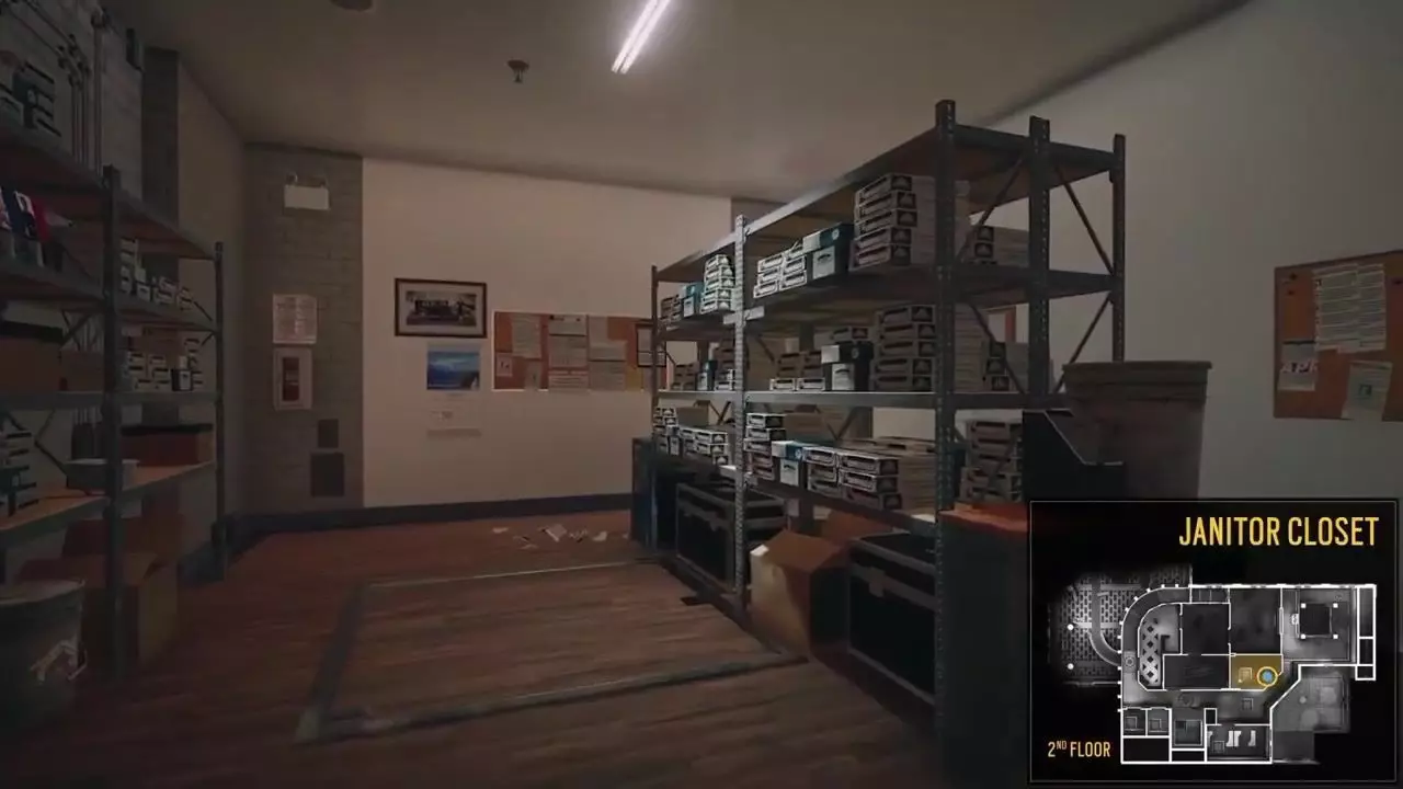 Map Bank A Large Scale Multi-Floor Tactical Environment interior Low-poly 3D model_16