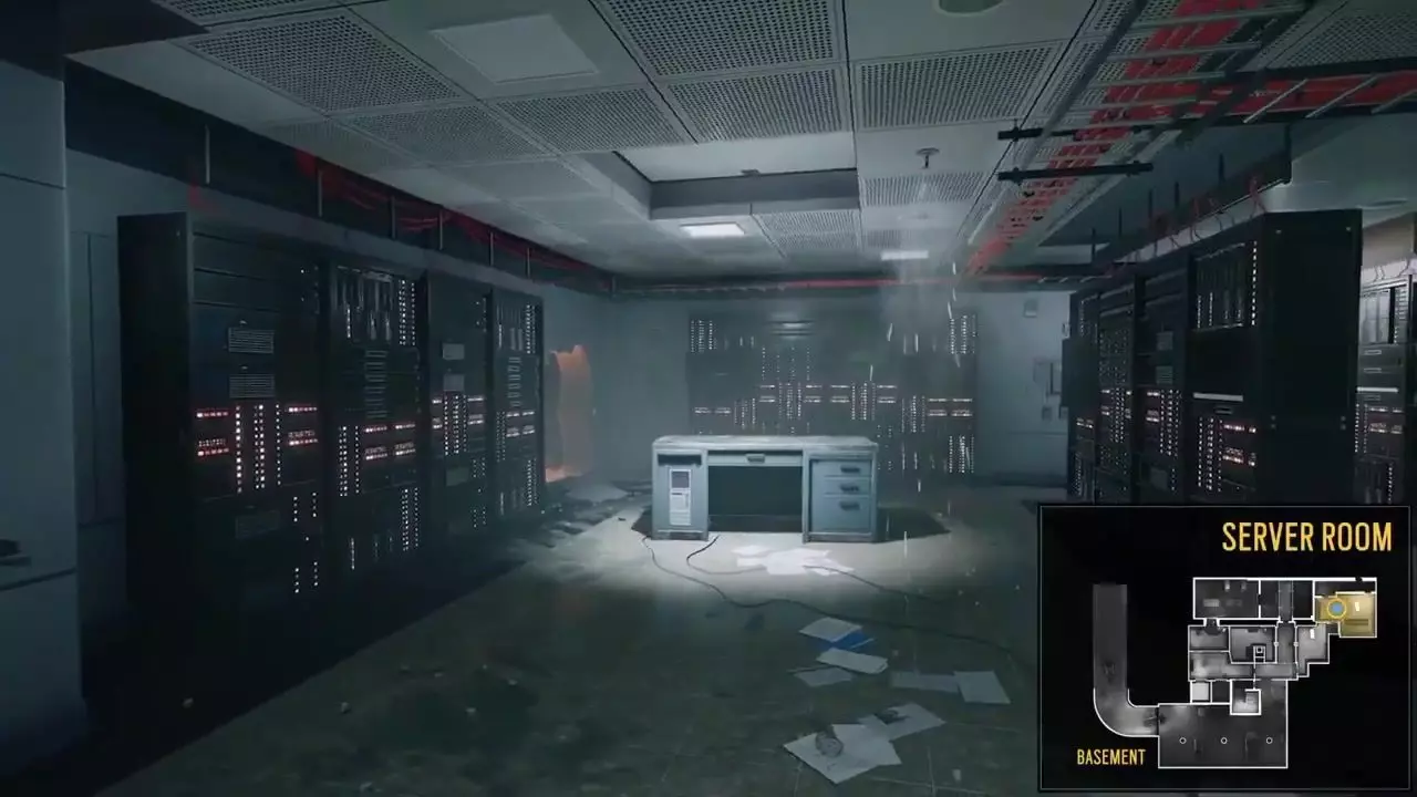 Map Bank A Large Scale Multi-Floor Tactical Environment interior Low-poly 3D model_33