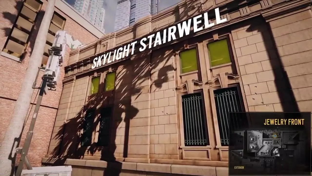 Map Bank A Large Scale Multi-Floor Tactical Environment interior Low-poly 3D model_36