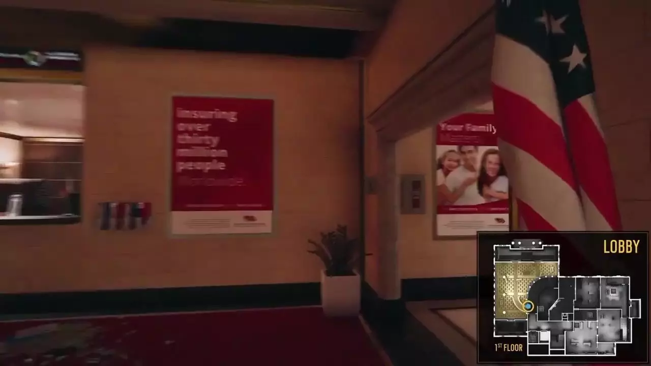 Map Bank A Large Scale Multi-Floor Tactical Environment interior Low-poly 3D model_46