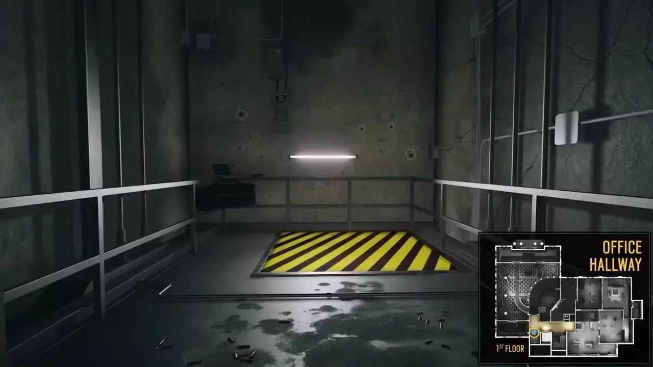 Map Bank A Large Scale Multi-Floor Tactical Environment interior Low-poly 3D model_47